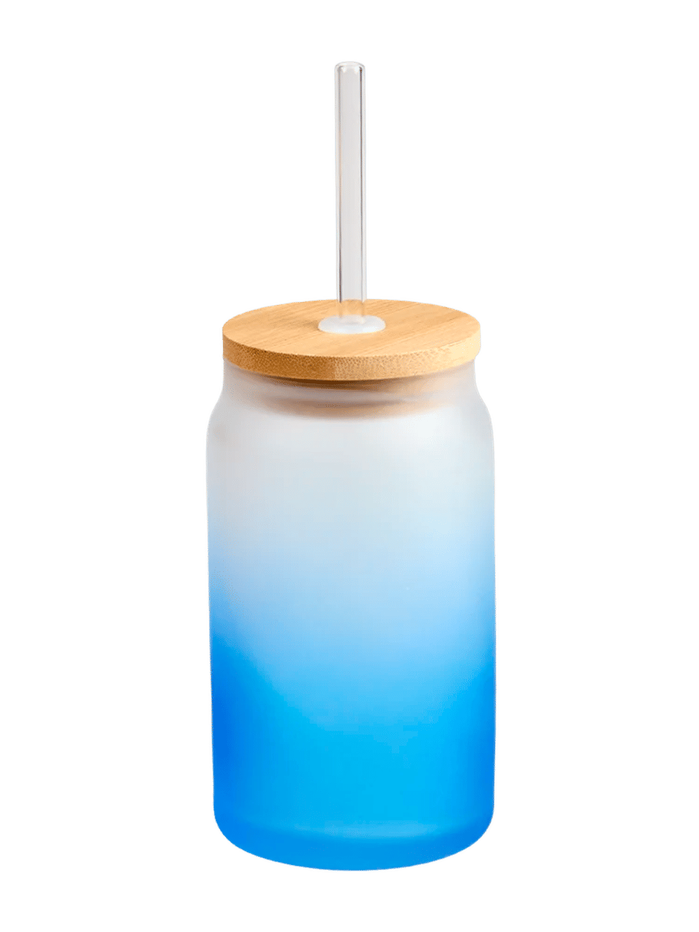 Frosted Ombre Mason Jars  (Assorted) (1)