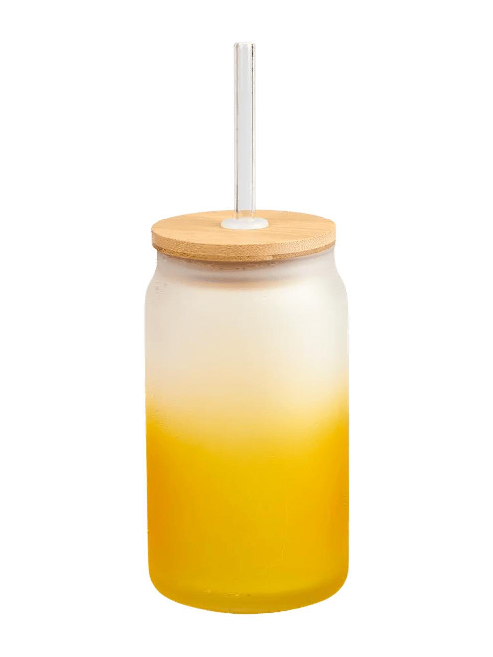 Frosted Ombre Mason Jars  (Assorted) (4)