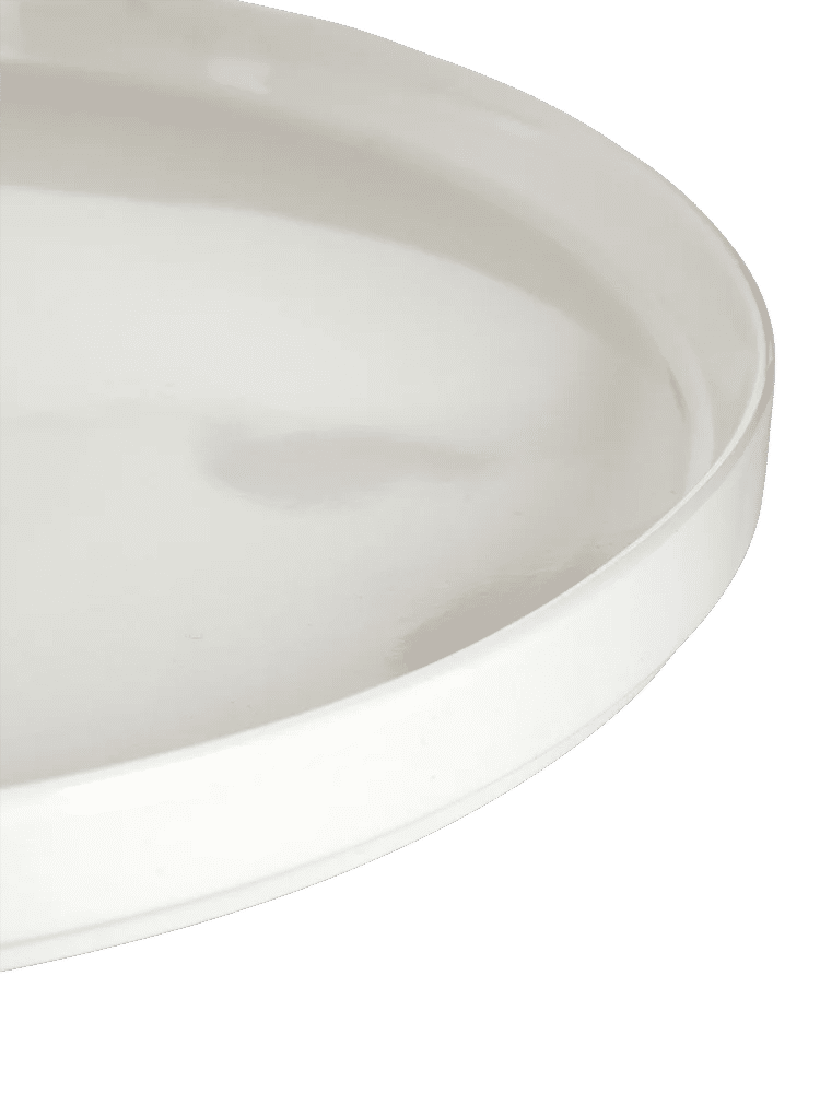 Cream Round Serving Platter 30cm (1)