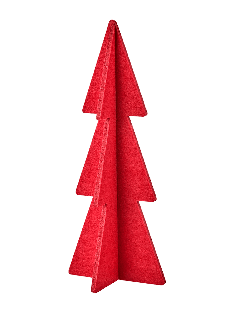 Felt Christmas Trees 40cm (Assorted) (5)