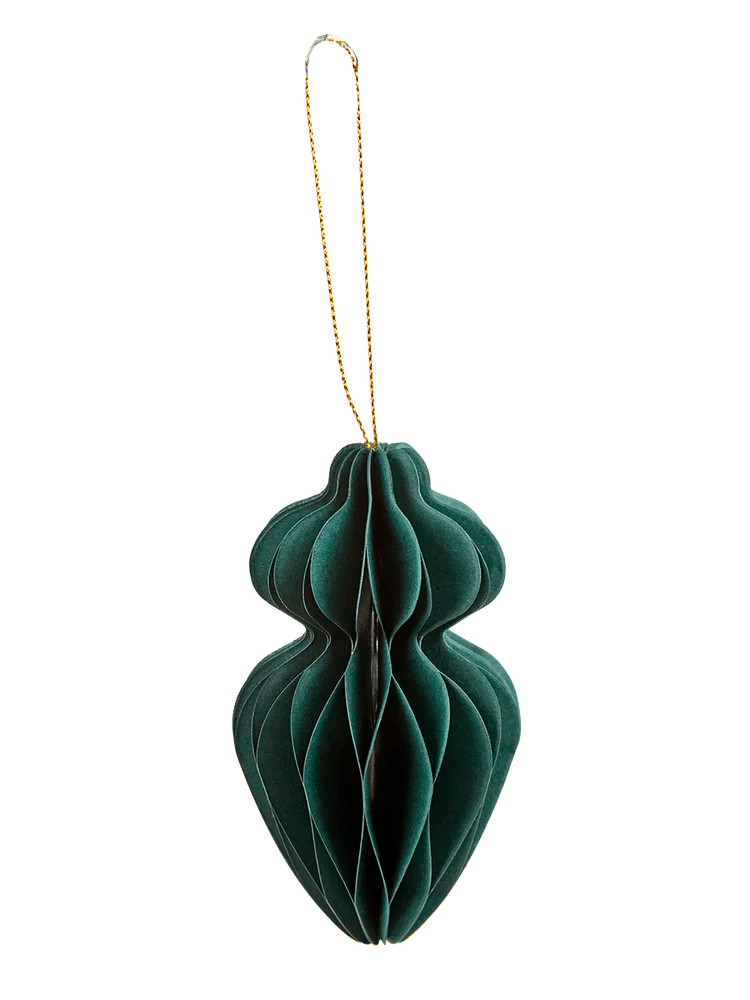 Green Christmas Paper Decoration Ornament