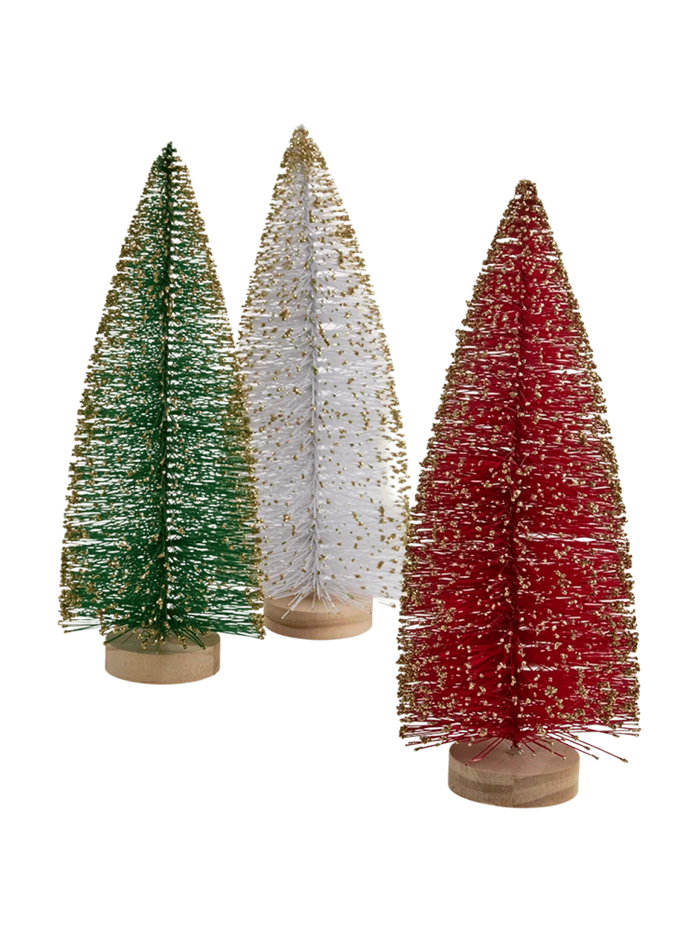 Small Glitter Christmas Trees (Assorted)
