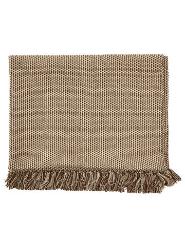 Textured Brown Rug