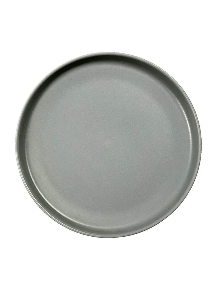 Modern Grey Stoneware Dinner Plate 20.8cm