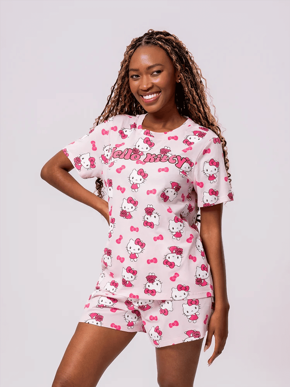 Hello Kitty Pink Pyjama Set (2)