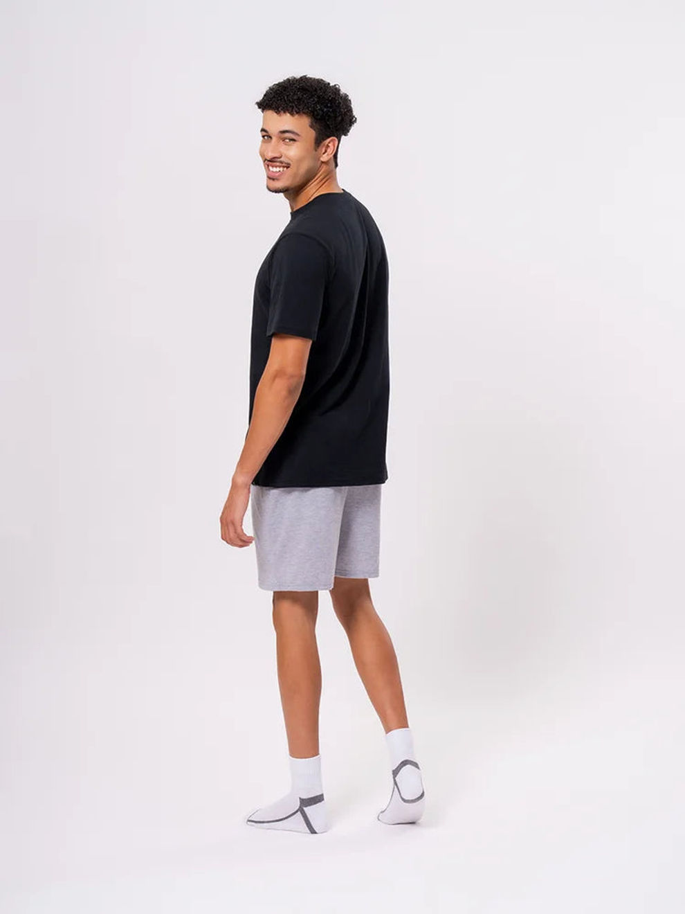 Black Graphic Pyjama Set (4)