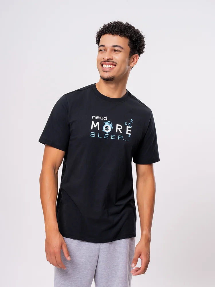 Black Graphic Pyjama Set (2)