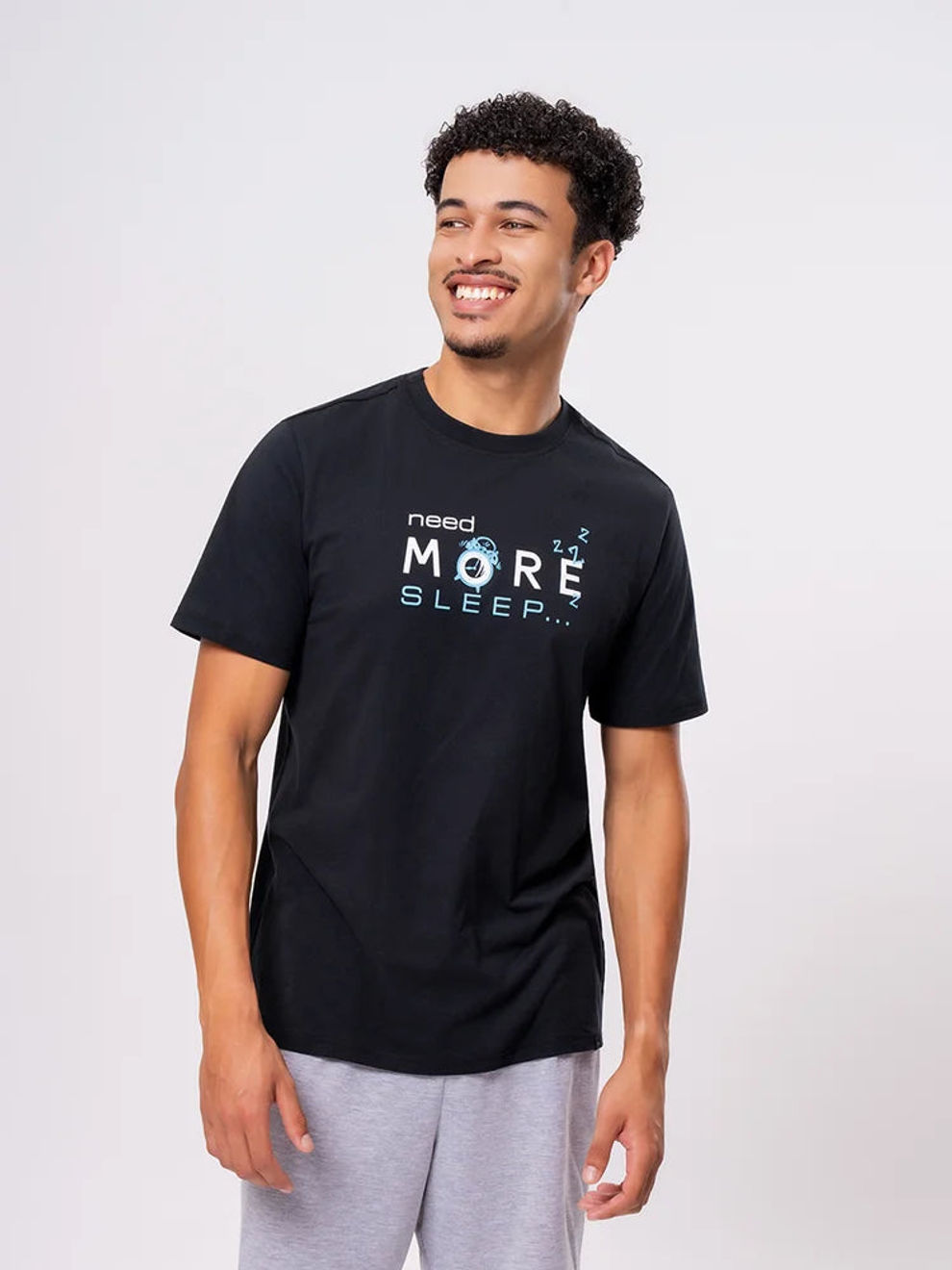 Black Graphic Pyjama Set (2)