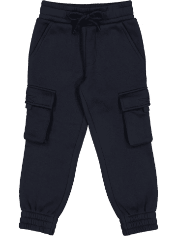 Navy Cargo Joggers
