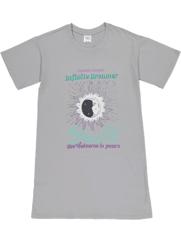 Grey Graphic Sleepshirt