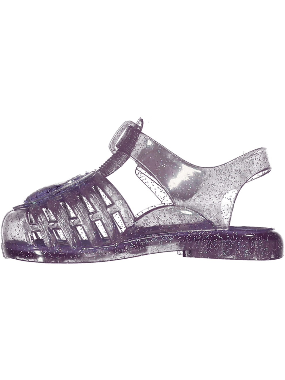 Glitter Jelly Sandals