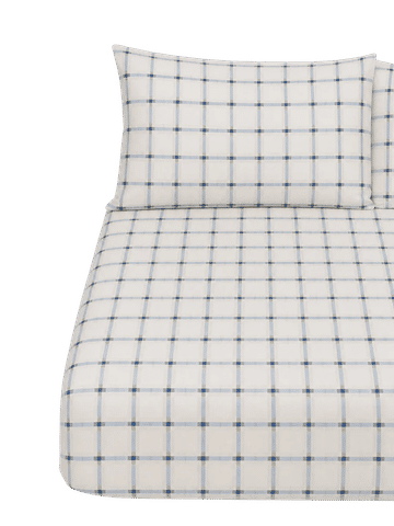 Double Bed Check Fitted Sheet