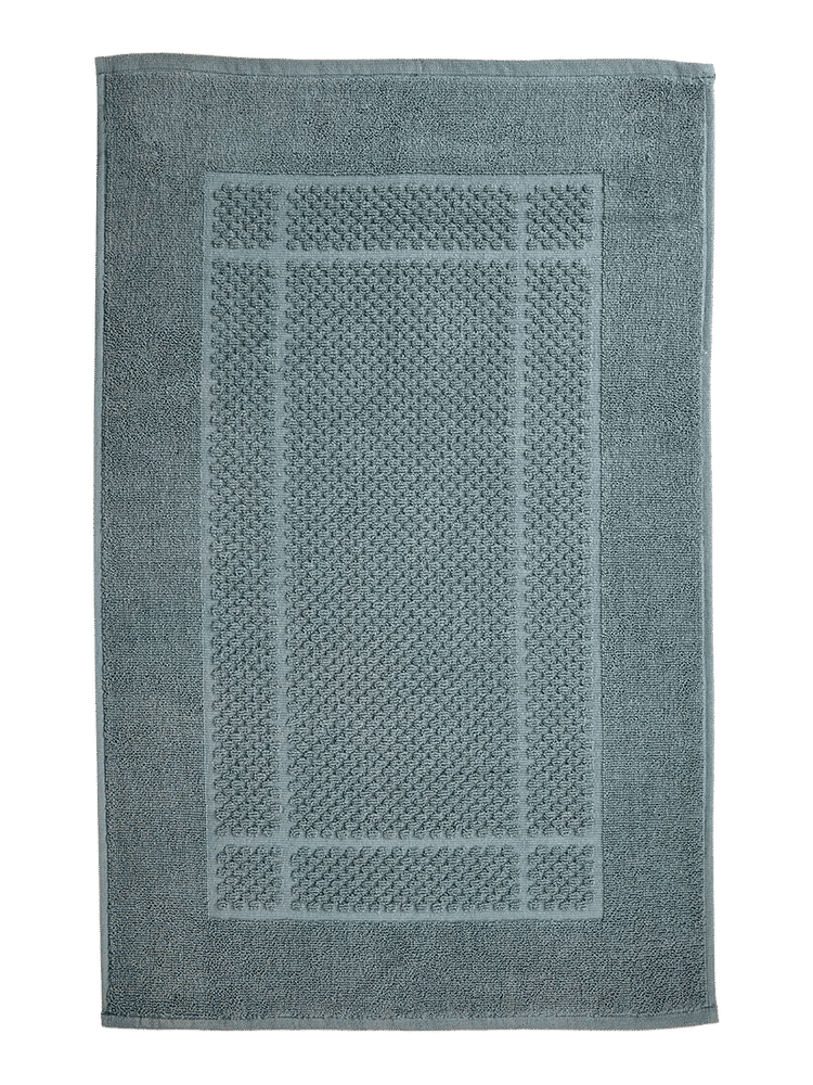 Textured Cotton Bath Mat (1)