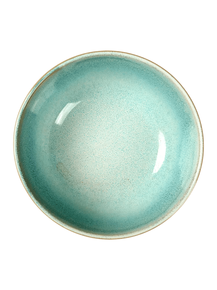 Reactive Glaze Ceramic Serving Bowl 14cm