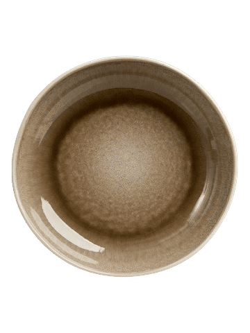 Reactive Glaze Organic Shape Bowl 22.5cm