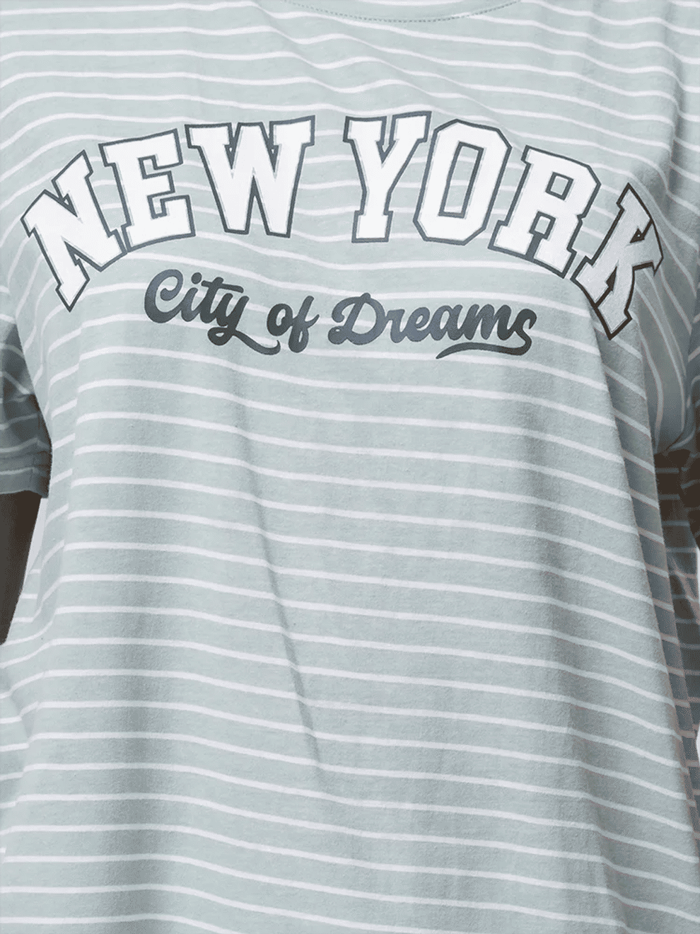Striped New York Graphic Pyjama Set (1)