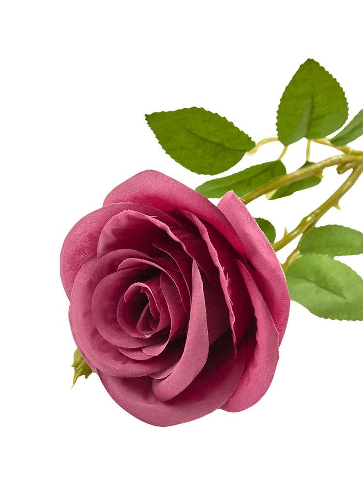 Artificial Single Stem Rose Flower (3)