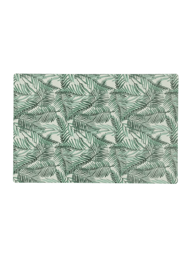 Green Botanical Leaf Print Placemat (Assorted)