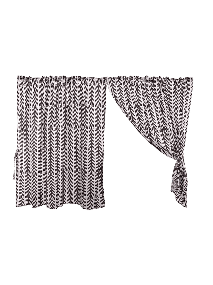 Unlined Microfiber Cafe Curtain (1)