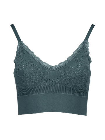 Lace Detail Crop Bralette