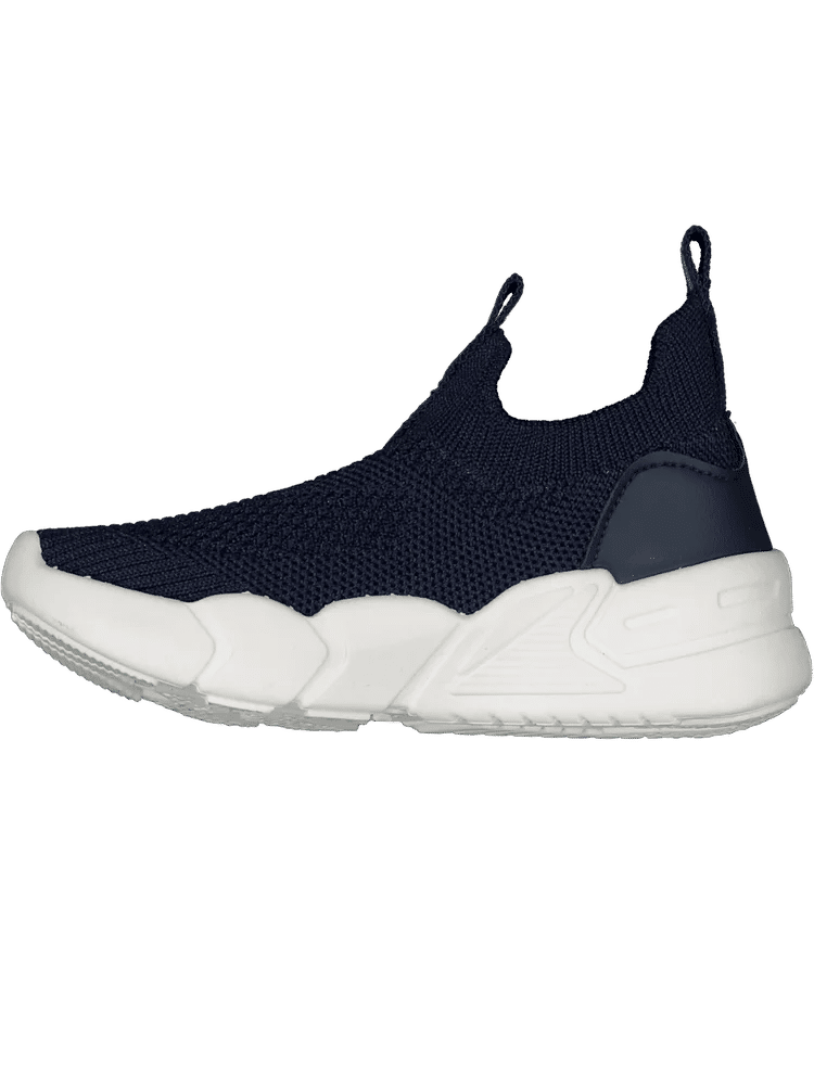 Navy Slip-On Knit Sneaker (1)