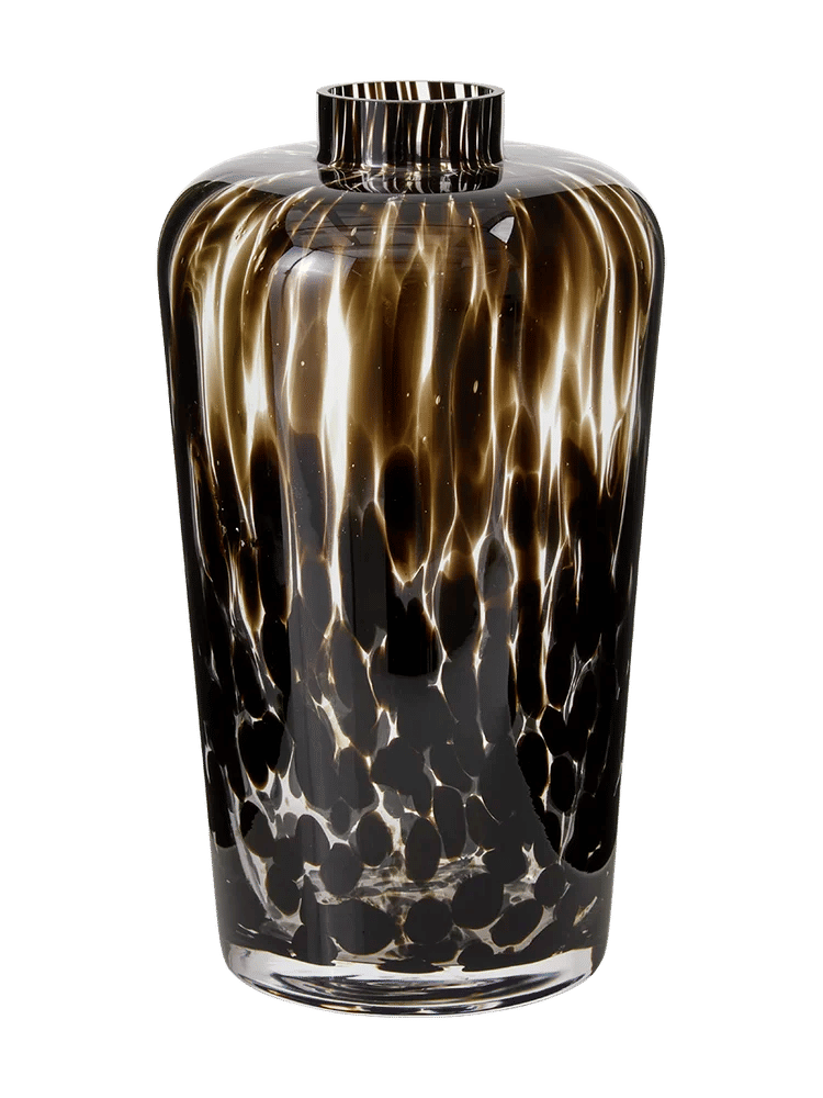 Abstract Speckled Glass Vase 24.5cm (1)
