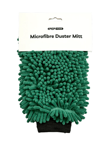 Green Microfibre Duster Mitt
