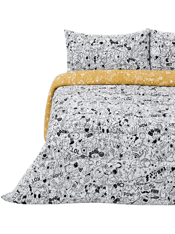 Graphic Print Double Bed Comforter