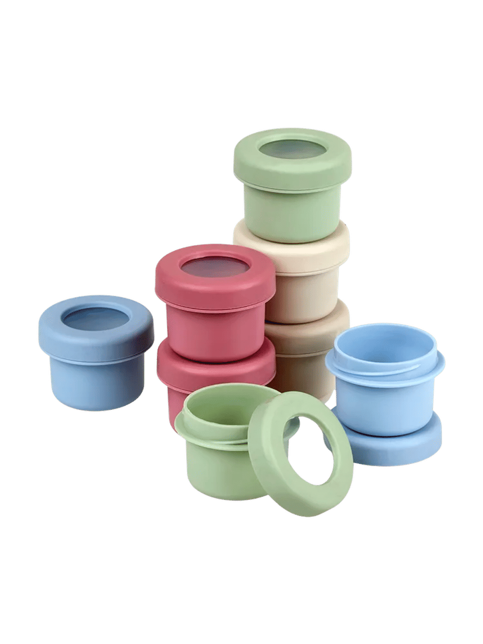 8 Piece Pastel Snack Cup Set (2)