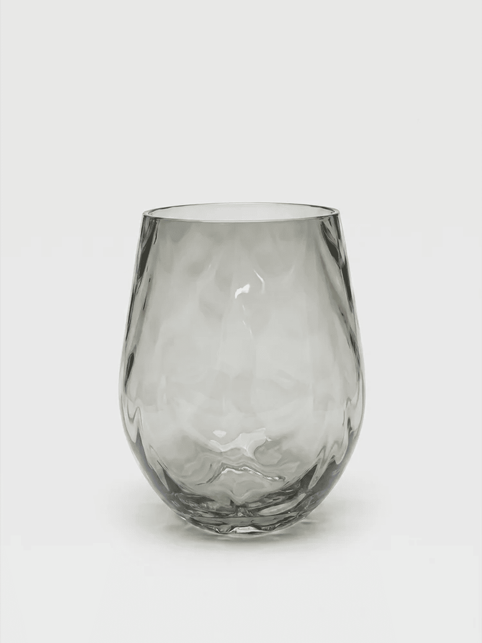 Hammered Glass Tumbler 12.5cm (1)