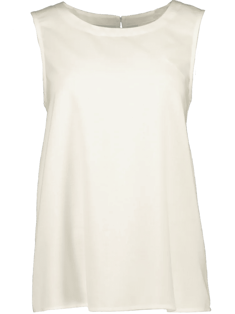 White Woven Fashion Vest
