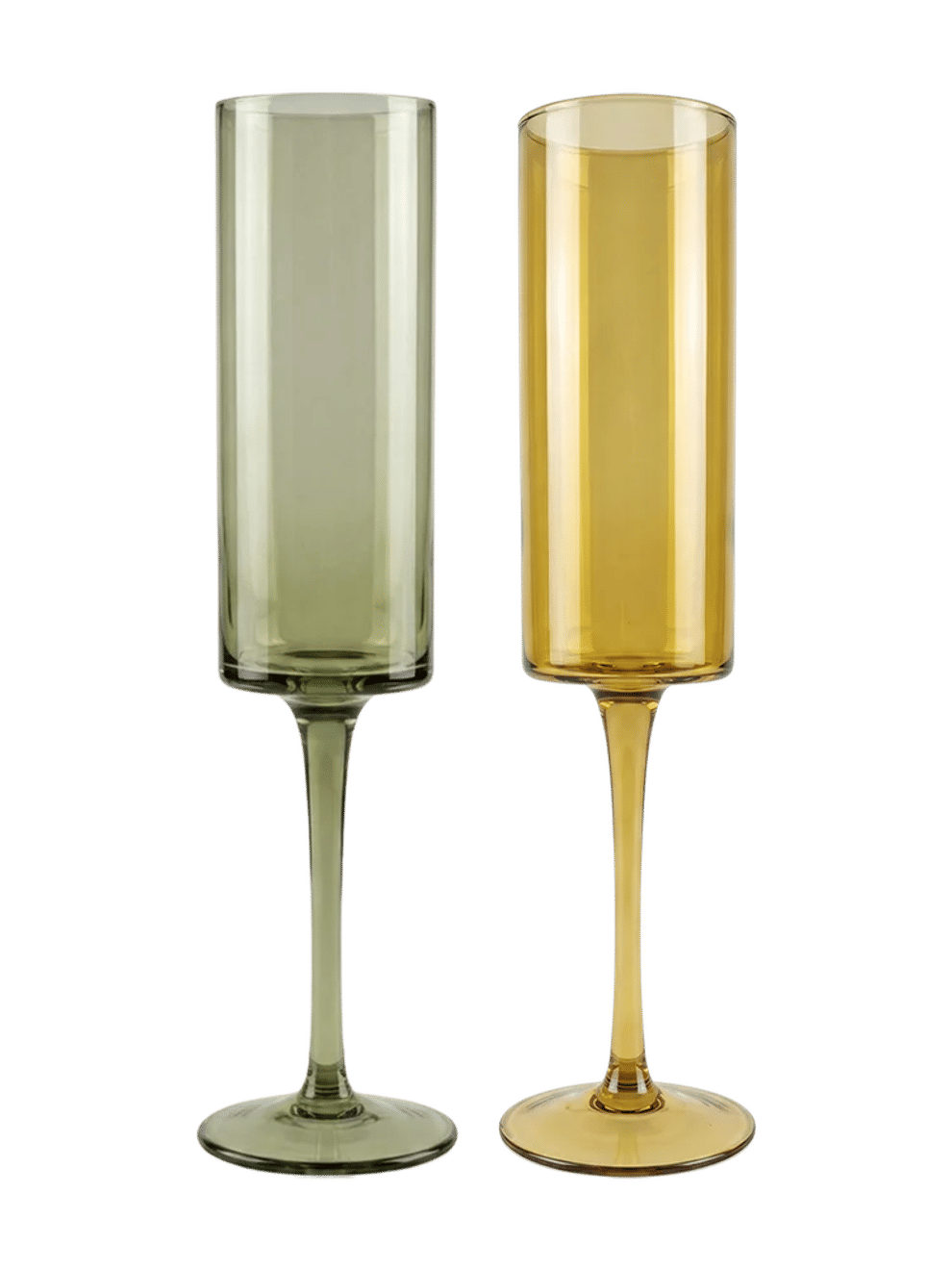 Tall Glass Flutes 5x6x24.5cm
