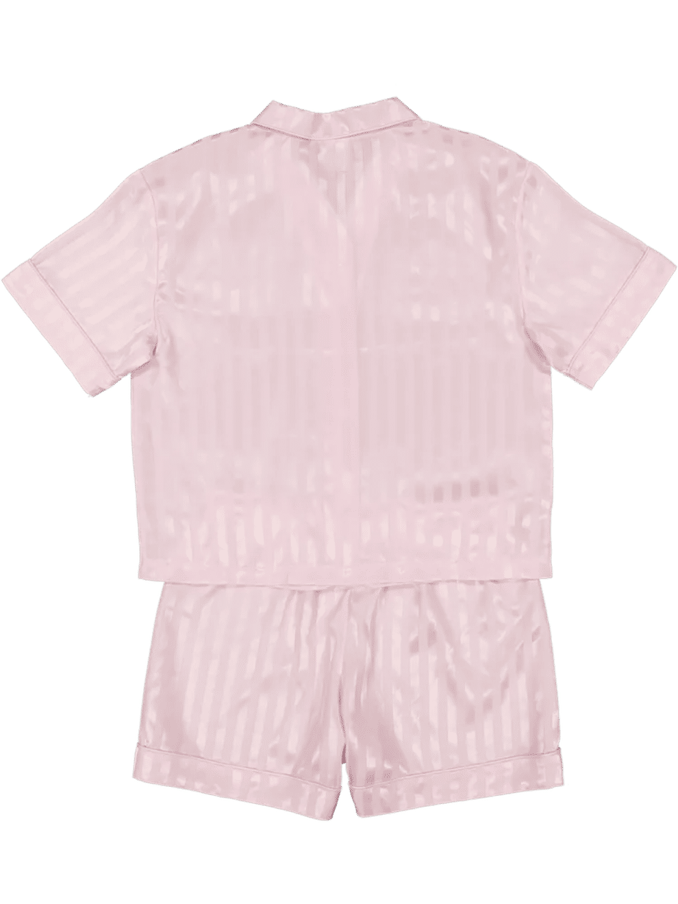 Pink Striped Pyjama Set (2)