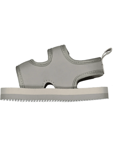 Grey Decorative Strap Sandals