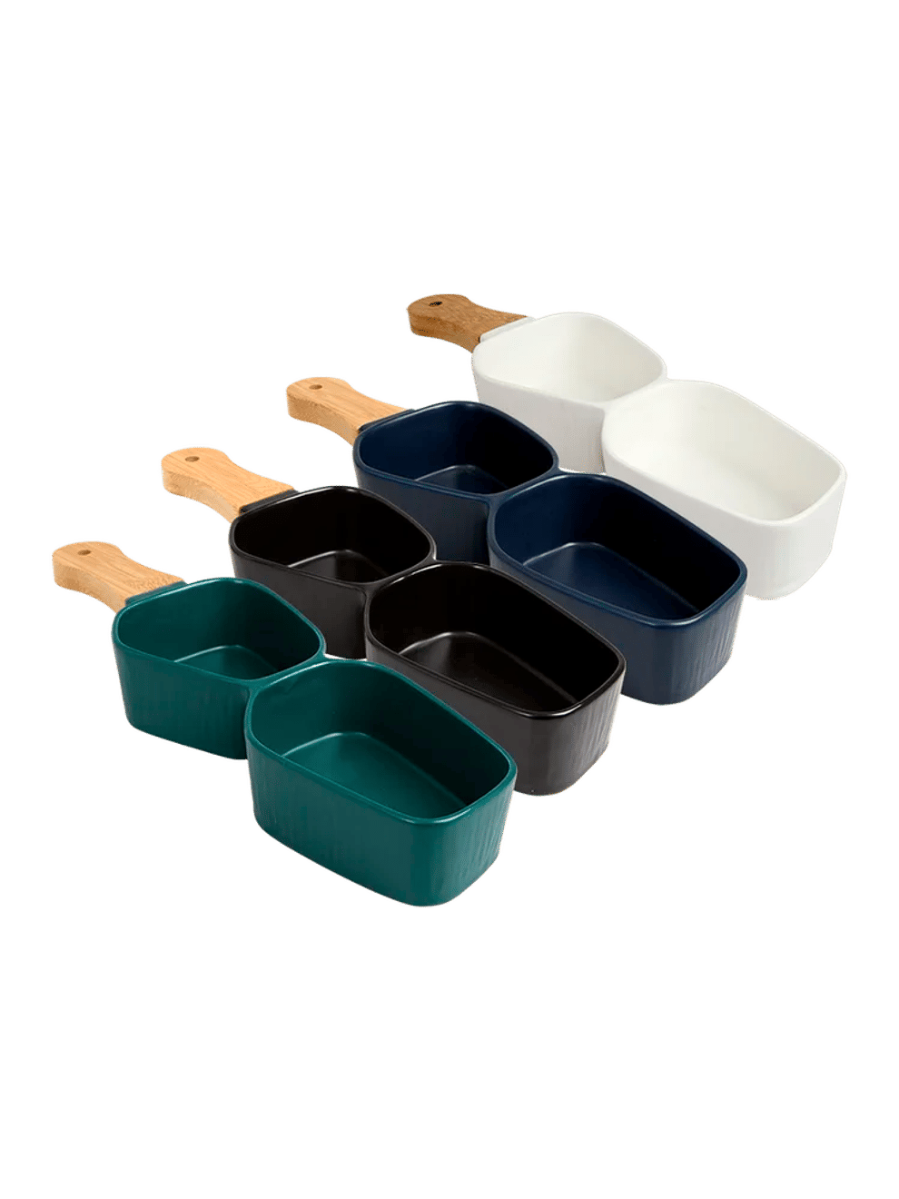 Dual Section Ceramic Serving Dish 37.5cm
