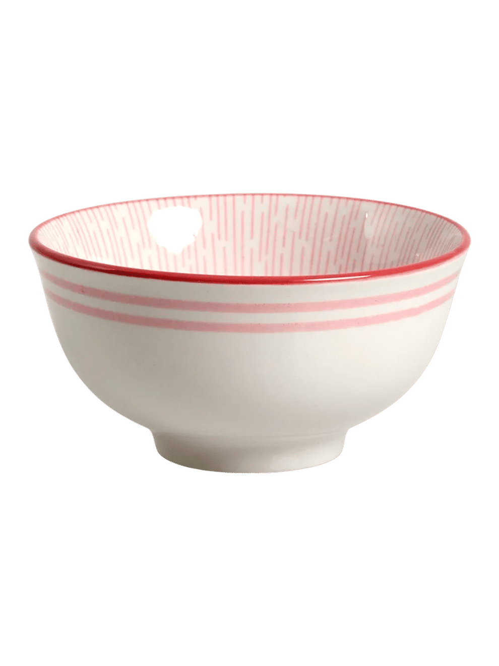 Ceramic Striped Tapas Bowl