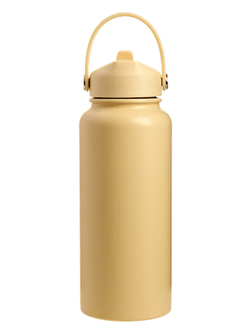 950ml Flip Straw Stainless Steel Bottle