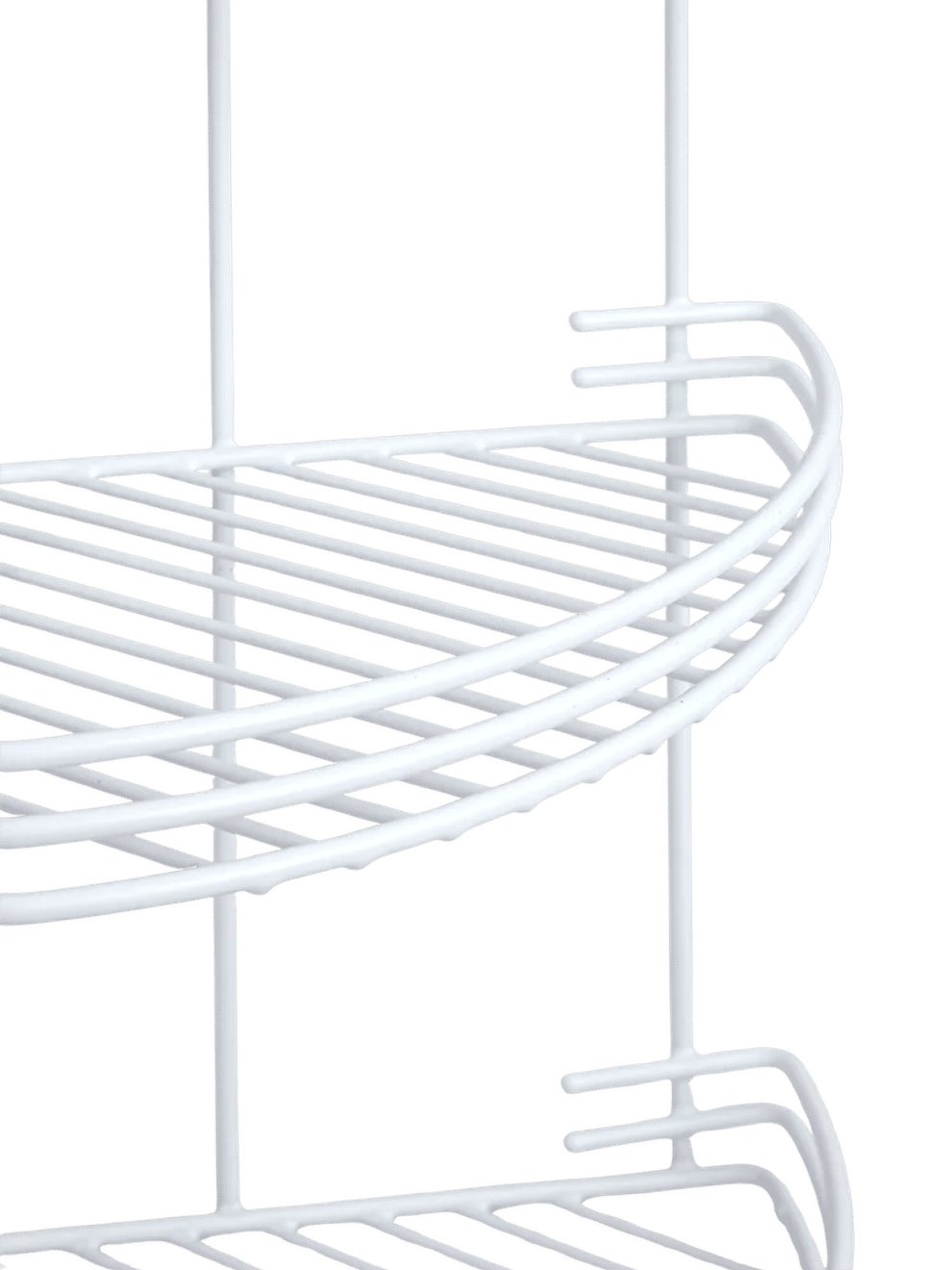 Three Tier White Wire Shower Caddy (2)