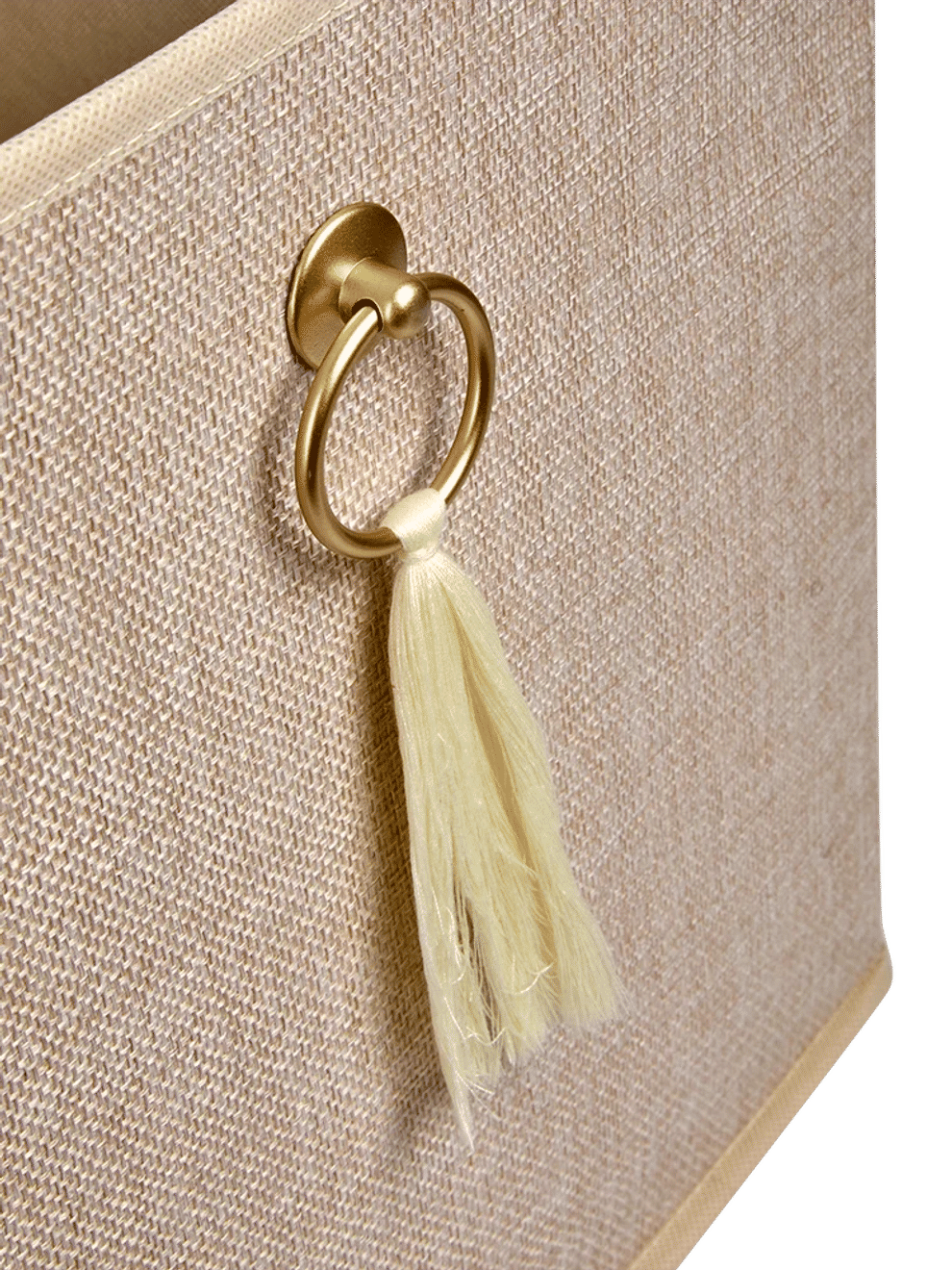 Textured Fabric Storage Box 30cm (1)