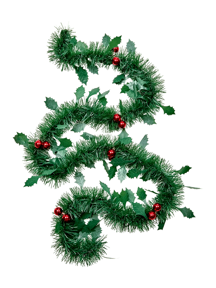 Christmas Holly Leaf Garland (1)