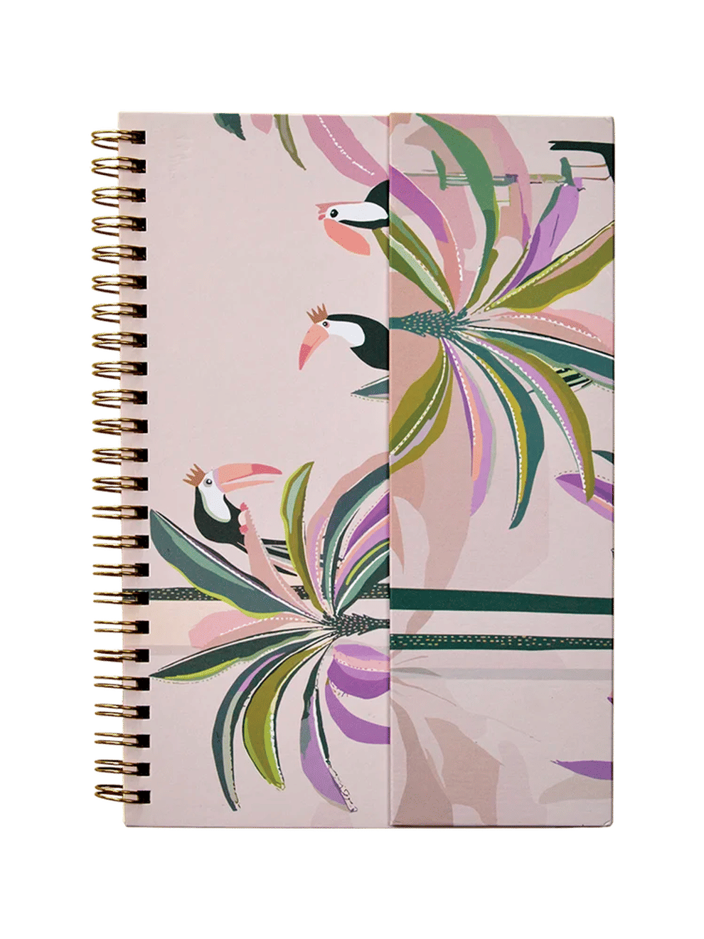 A5 Tropical Toucan Spiral Weekly Planner (Colour/Design May Vary)