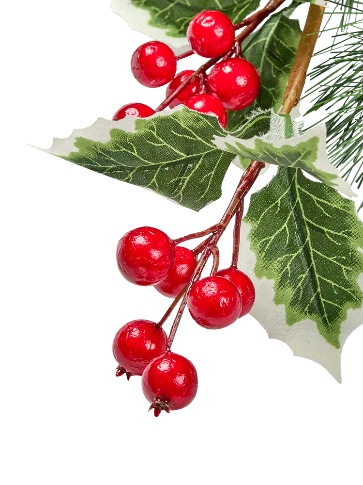 Artificial Holly Berry Festive Stem (1)
