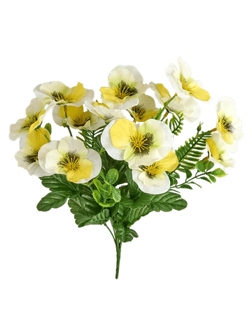 Artificial Pansy Flower Bunch (Assorted)