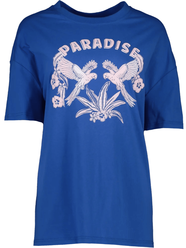 Blue Graphic T-Shirt