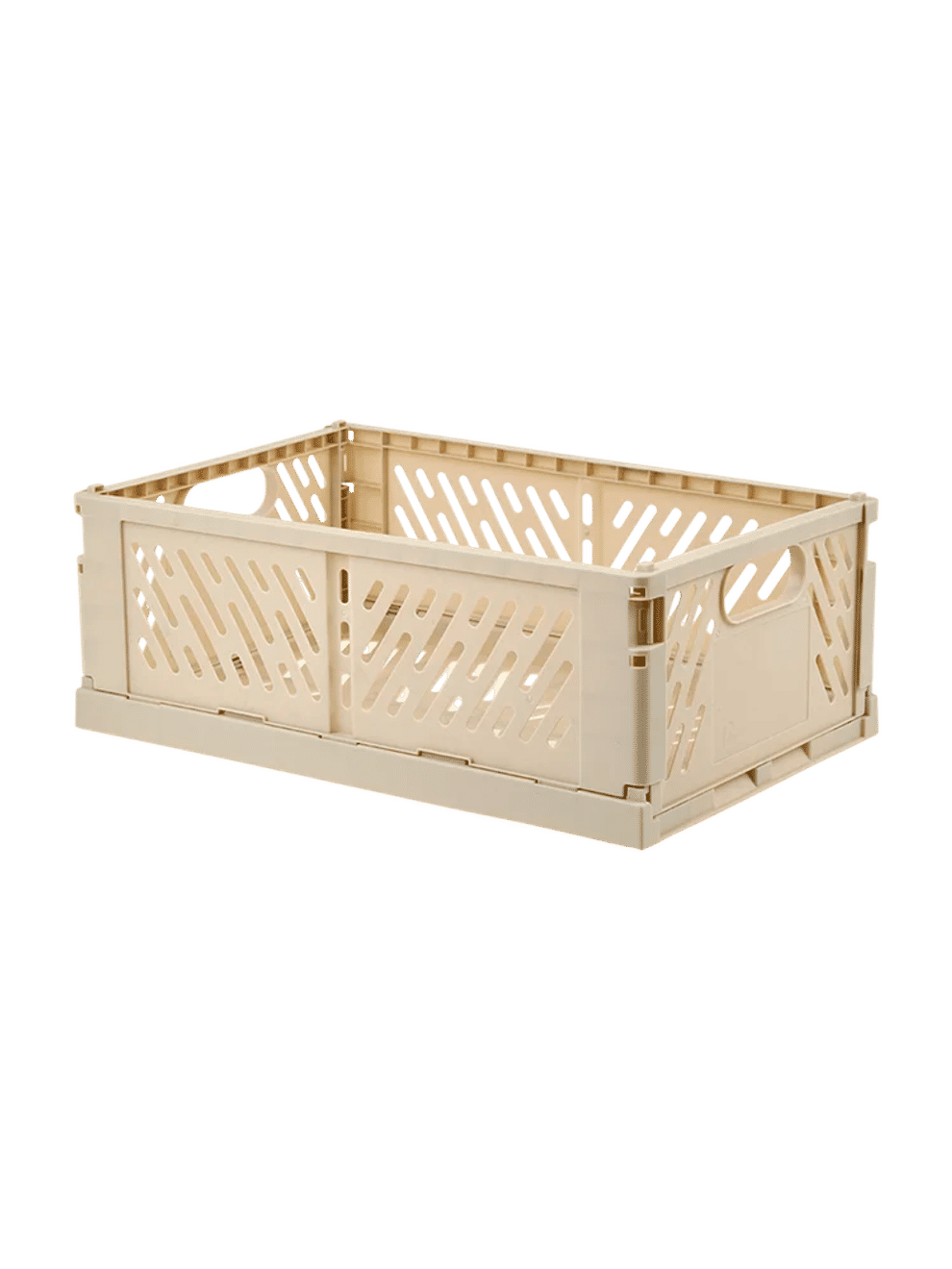 Large Collapsible Plastic Storage Crate