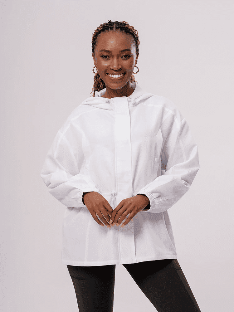 White Lightweight Active Jacket