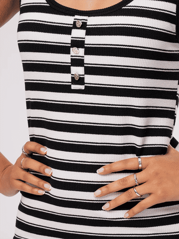 Striped Bodycon Dress