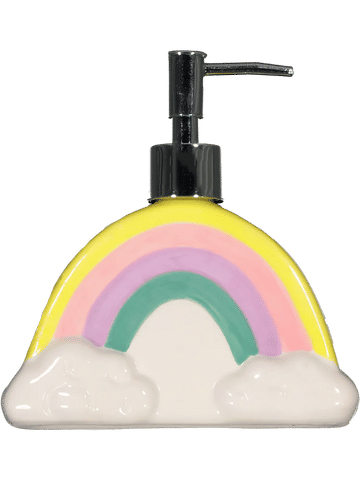Girls Rainbow Ceramic Soap Dispenser