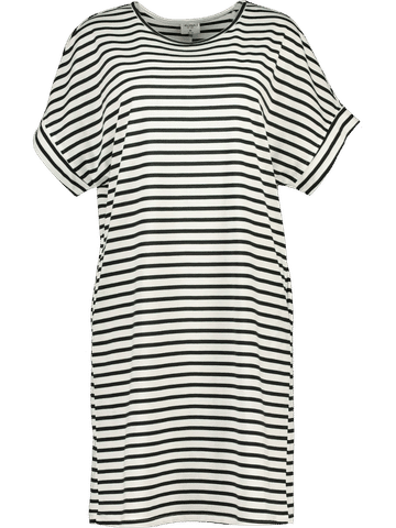 Black And White Knit Dress