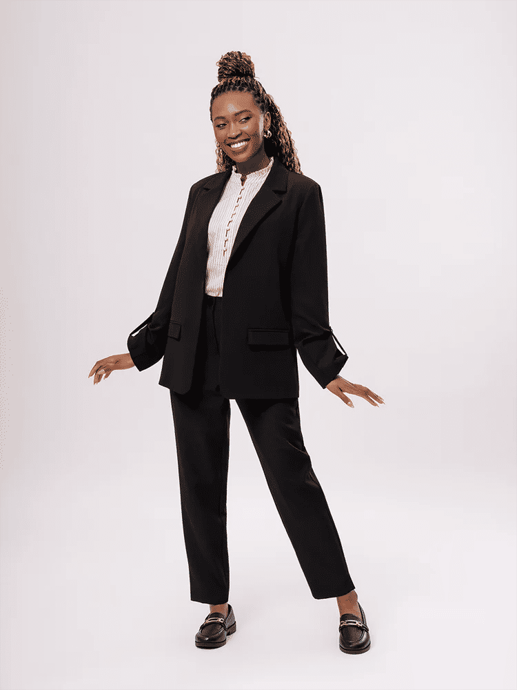 Black Tailored Blazer (3)